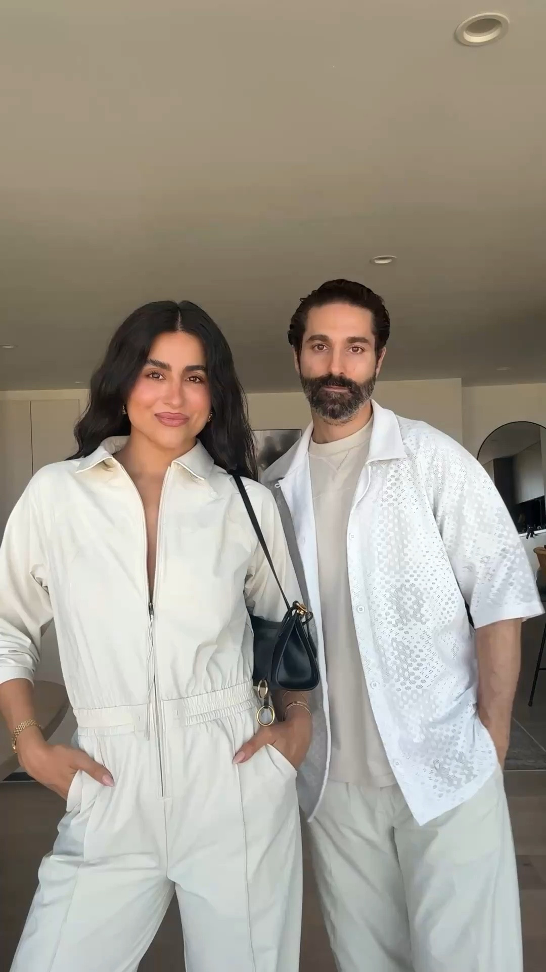 Coordinated outfits today! Wearing the @lululemon x Saul Nash collection. Sizing below. #lululemoncreator #ad 

Jumpsuit: small
Him: all smalls!


#LTKStyleTip #LTKActive #LTKMens