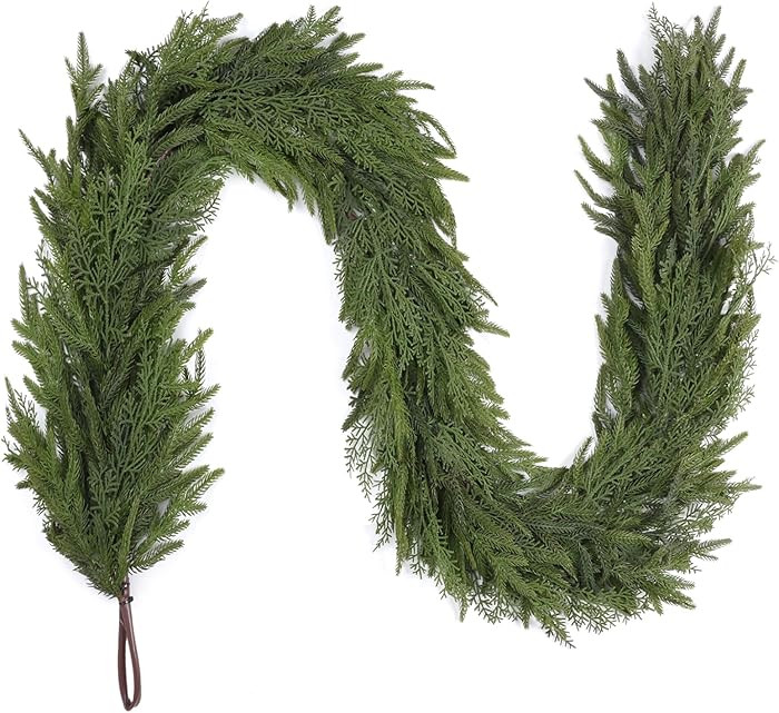 5FT Christmas Garland for Decoration Home Indoor Outdoor, Realistic Christmas Pine Garland Artifi... | Amazon (US)