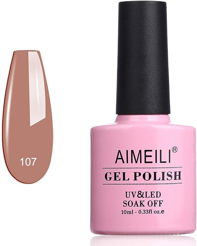 AIMEILI Gel Nail Polish Soak Off UV LED Gel Varnish - Stella Anethum (107) 10ml | Amazon (UK)