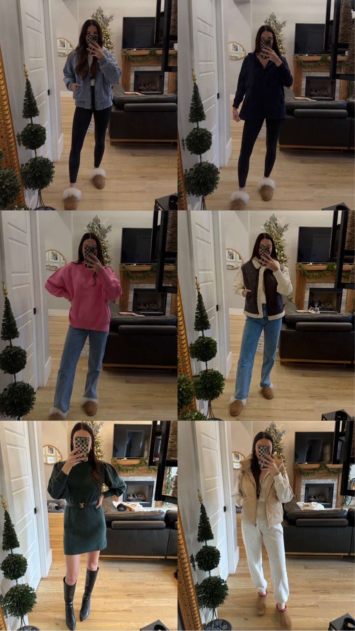 Latest VICI try-on! All linked here 
Discount code: FASHIONABLYCHAE

Green sweater dress, pink sweater, free people dupe sweater, cream sweater, faux leather vest, Sherpa vest, navy henley, chambray reversible bomber jackett

#LTKHoliday #LTKfindsunder100 #LTKSeasonal