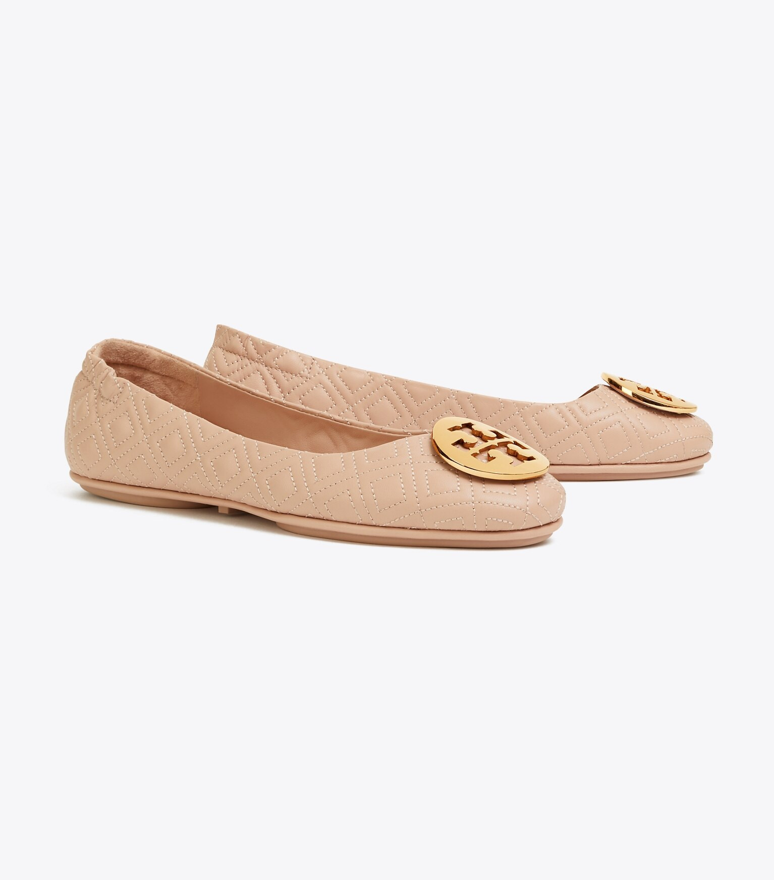 Minnie Travel Ballet Flat, Quilted Leather | Tory Burch (US)