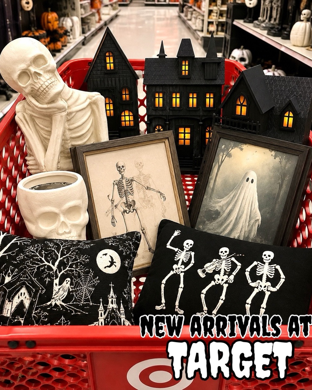 Comment DECOR for the 🔗 NEW Halloween Decor just dropped at @target 👻🖤 #target #halloween #halloweendecor #targethome #targetfinds