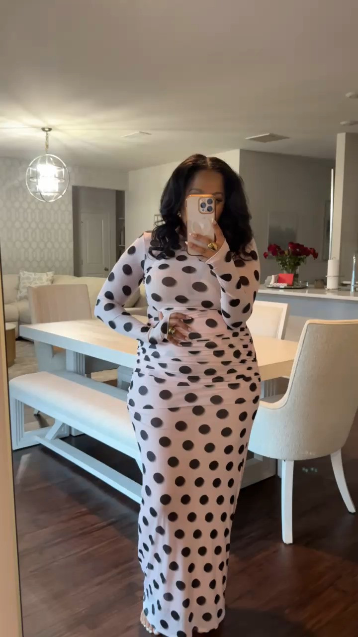 The fit is so flattering, hugs in all the right places, and the fabric has the perfect stretch.

It has great reviews and I can definitely vouch for it 🤍✨

#LTKStyle #LTKFinds #AFRM #MatchingSet #PolkaDotStyle #DateNightLook #WomenOwnedStyle #ChicStyle #TrendingNow 

 #LTKgrwm #LTKootd #LTKOver40