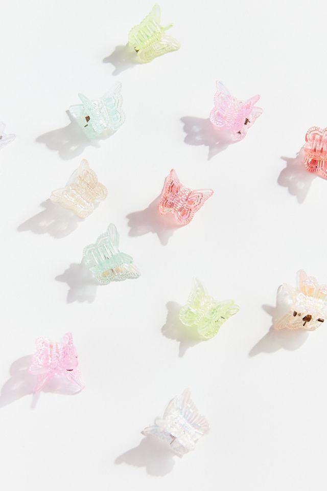 Urban Renewal Vintage Iridescent Butterfly Clip Set | Urban Outfitters (US and RoW)