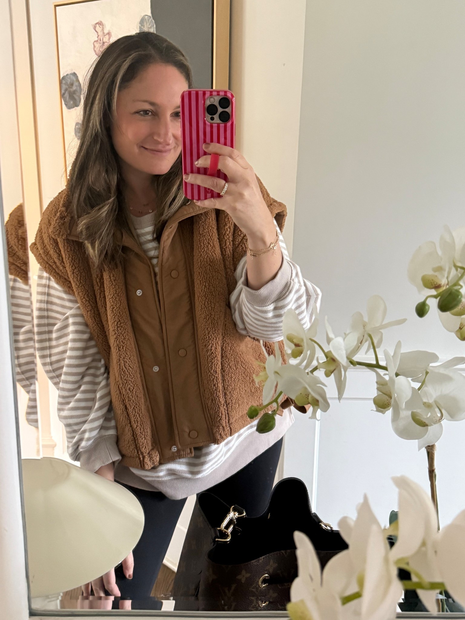 Today’s OOTD for a full day of activities and sports! Cozy sweatshirt, the fleece vest that I’ve been wearing nonstop, leggings and it’s finally warm enough to wear my washable clogs again!! 

#LTKootd #LTKmomlife #LTKHome