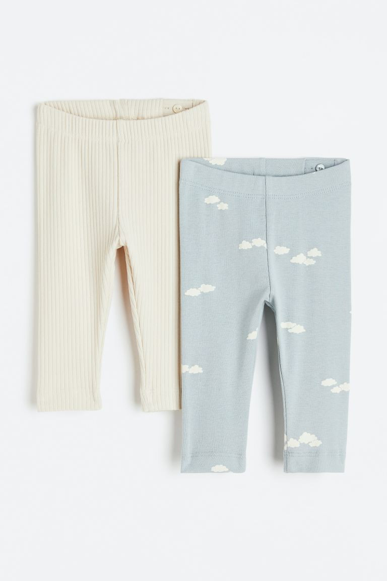 2-pack Cotton Leggings | H&M (US + CA)