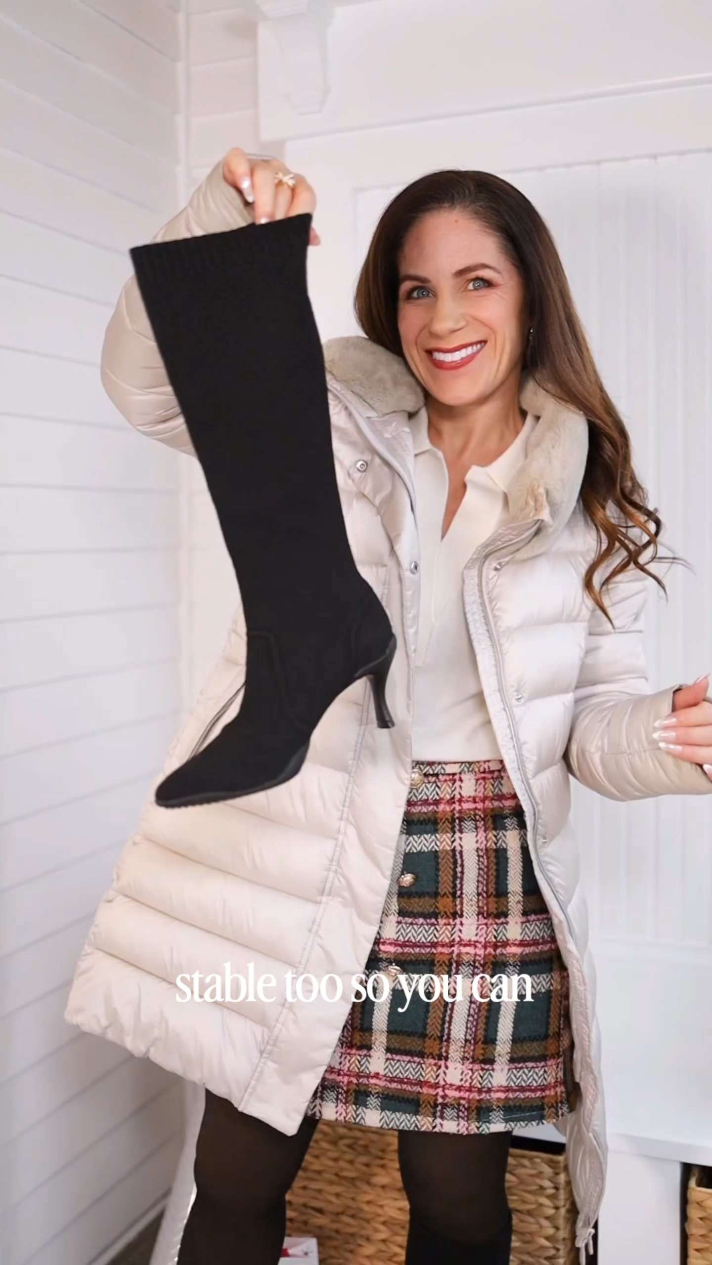Cold weather doesn't have to cramp your style! There ARE chic and elegant boots made for icy winter days (and don't forget those fleece-lined tights, puffer, and mittens). By dress boot is from Cosy Island - can't link here, but I've got it on my Instagram @anchoredinelegance. All other items linked here.   

 #LTKHoliday #LTKootd #LTKPetite