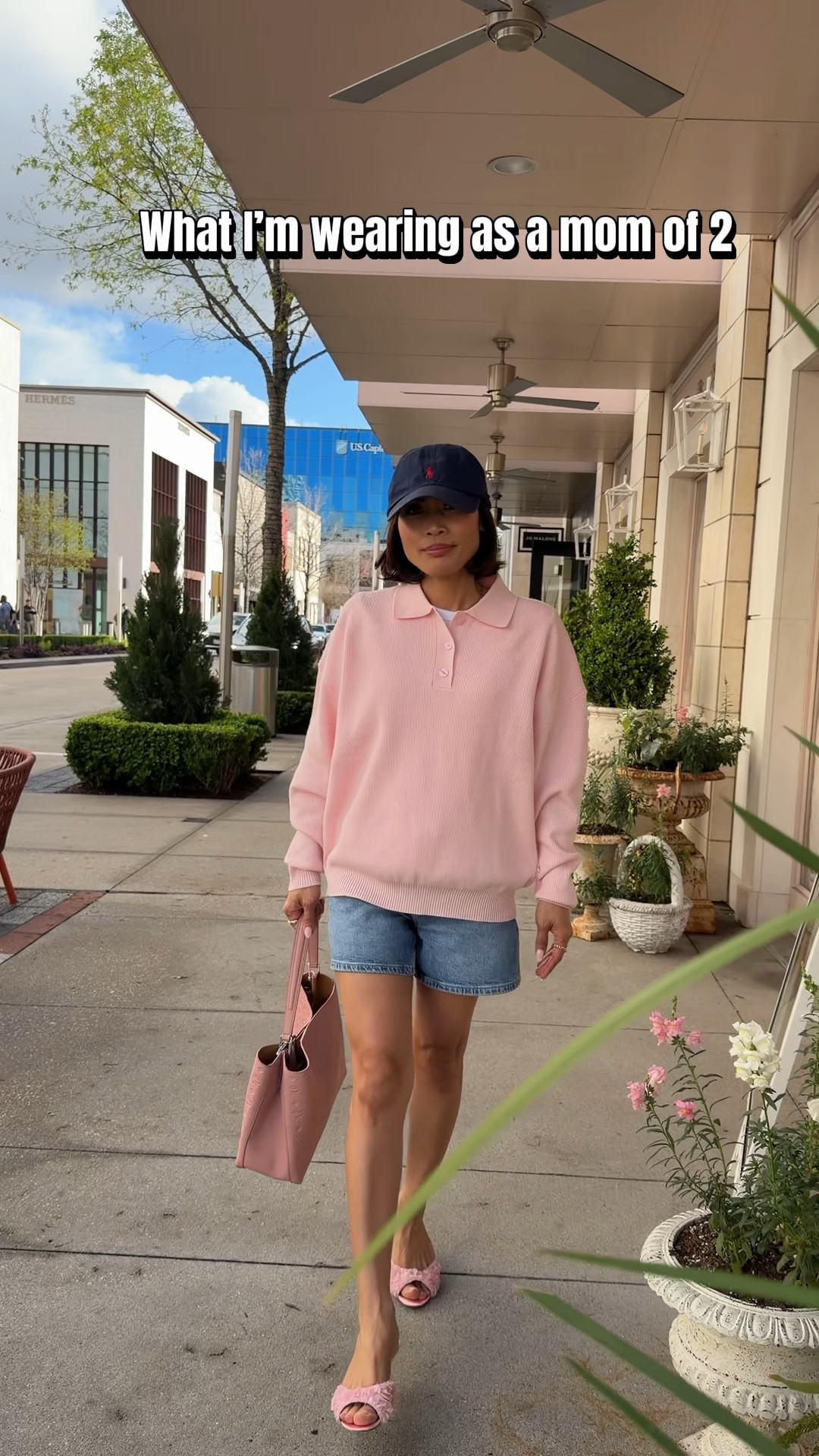 Oversized long sleeve polo, denim shorts, and my Ralph Lauren hat. Comfy and ready for all the errands💕

#LTKdayinmylife #LTKmomlife