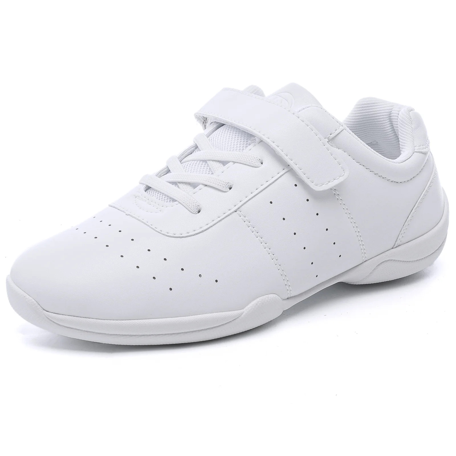 DADAWEN Girls White Cheerleading Shoe Athletic Training Competition Sneakers for 3 Little Kid | Walmart (US)