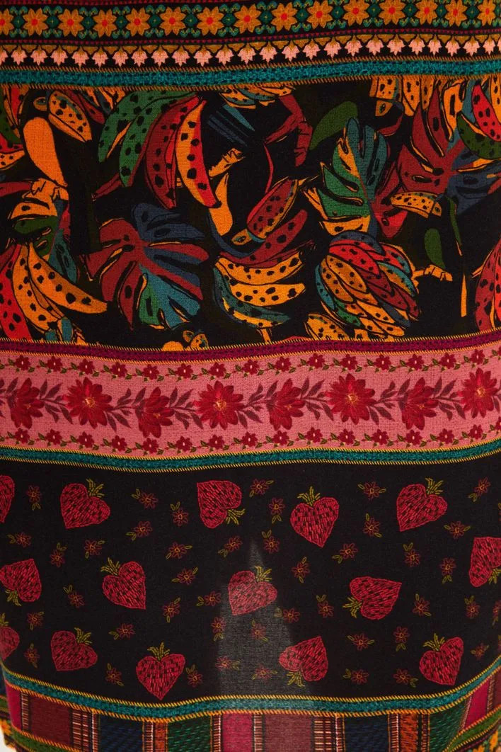 Vestido Curto Manga Patch Lindeza | Farm Rio (BR)