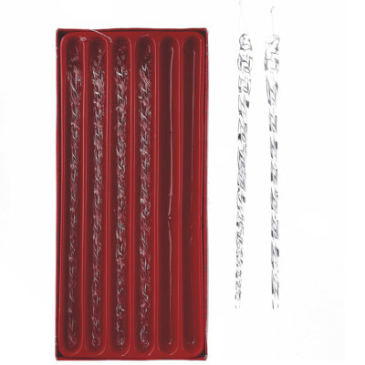 Twisted Glass Icicle Ornaments, 6-Piece Box Set B1813  w | eBay US