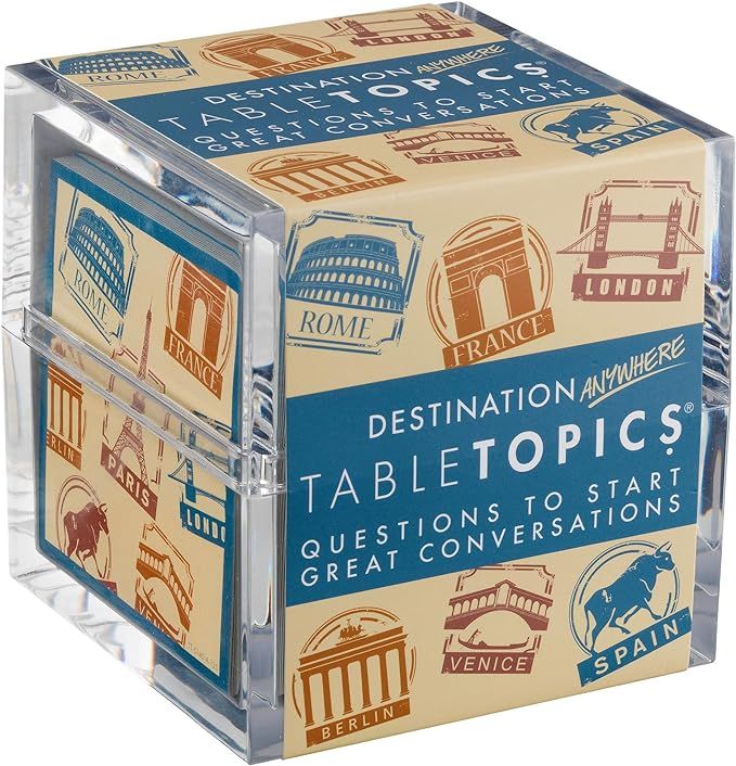 TableTopics Destination Anywhere - 135 Conversation Cards About Travel and Vacations. for Familie... | Amazon (US)