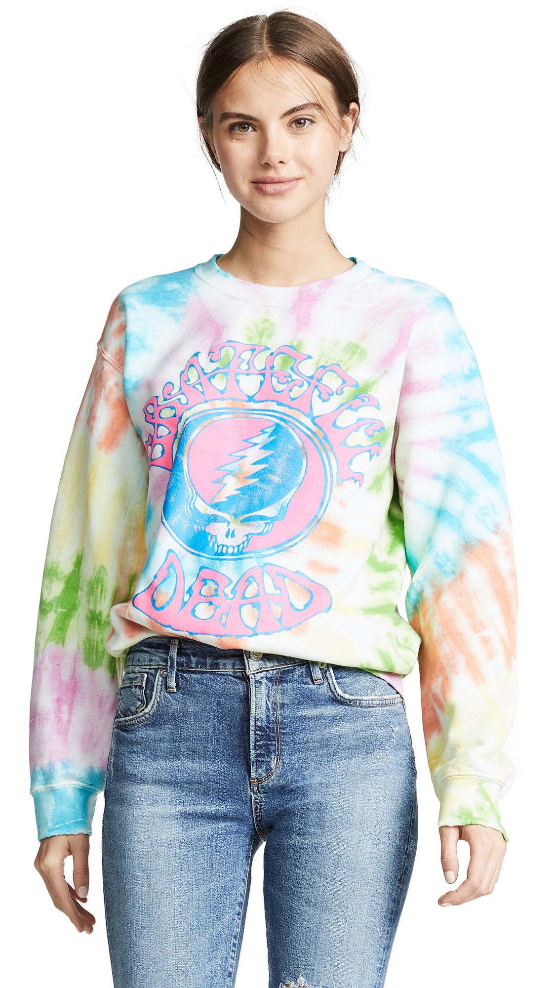 MADEWORN ROCK Grateful Dead Tie Dye Sweatshirt | Shopbop