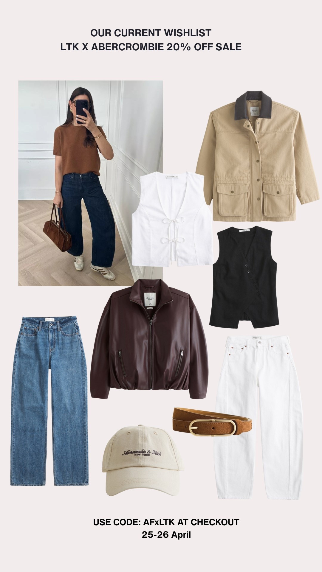 LTK x Abercrombie 20% off sale happening right now and here are our favourite picks 🤩🤩

#LTKxAFSale #LTKAprilSpotlight #LTKsale