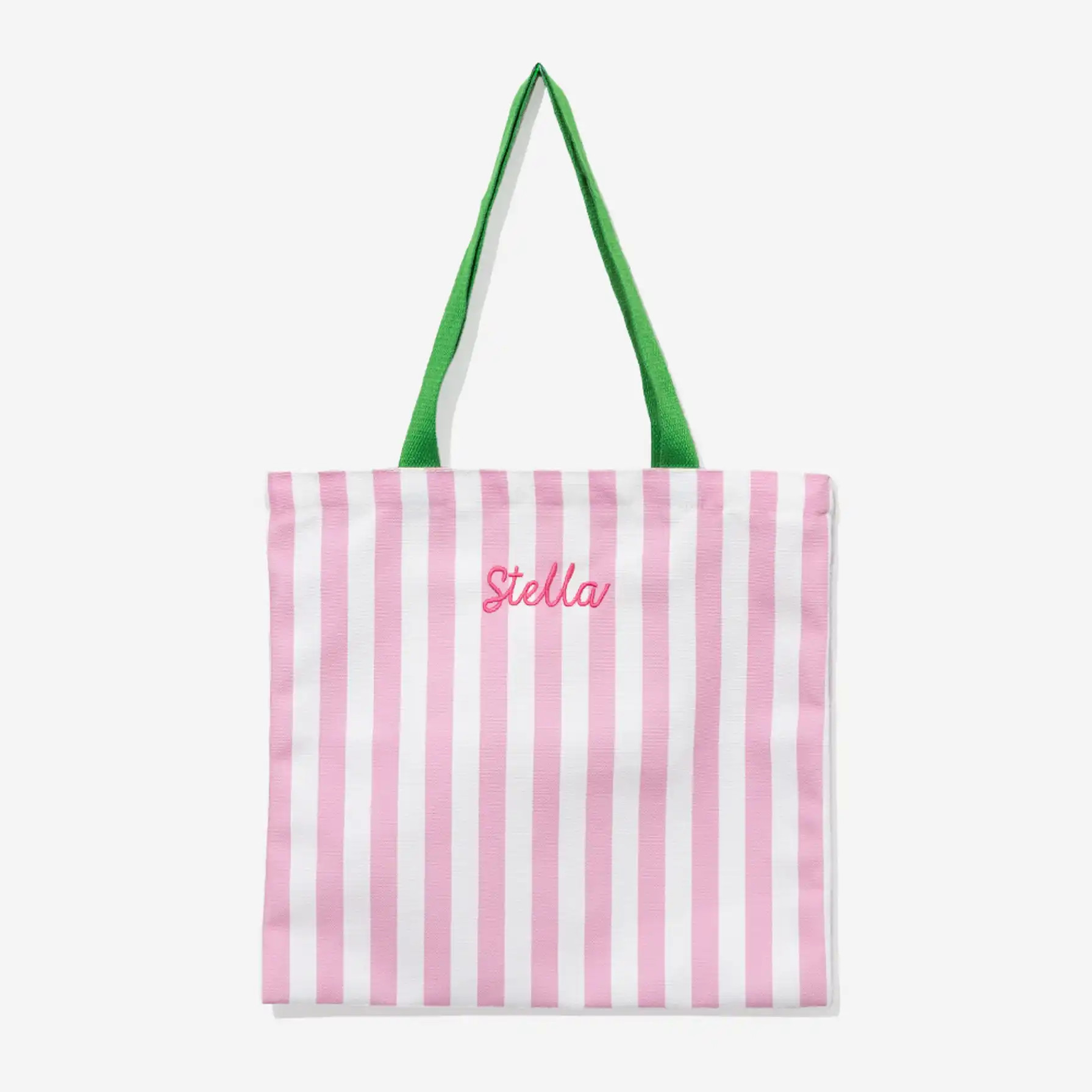 Monogrammed Striped Tote | Marleylilly