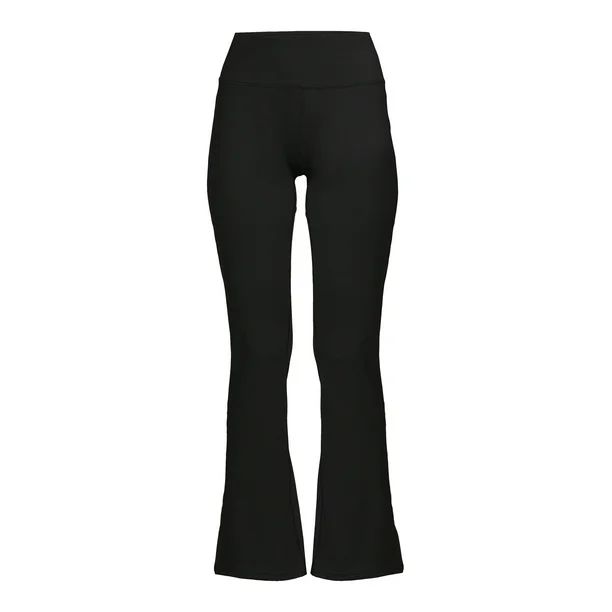LA Threads Women’s High Waist Kick Flare Pants - Walmart.com | Walmart (US)