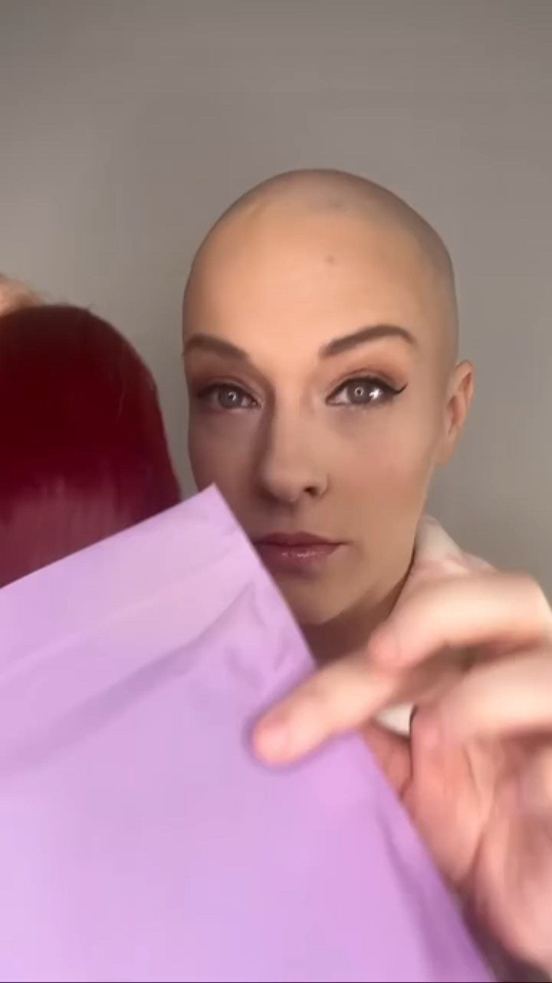 🔥 Unleashing the power of red! Watch as this dramatic , fiery wig transforms the look—everything about this wig is giving life. 💃✨ 

#RedHairDontCare #WigTransformation #WigInstall #BoldRed #HairGoals #GlamVibes #BeautyReel #WigLife #MakeupAndHair #HairInspo #RedHeadVibes #FlawlessFinish #GoddessEnergy #HairMagic #TrendAlert #sapphirewigs_makeup