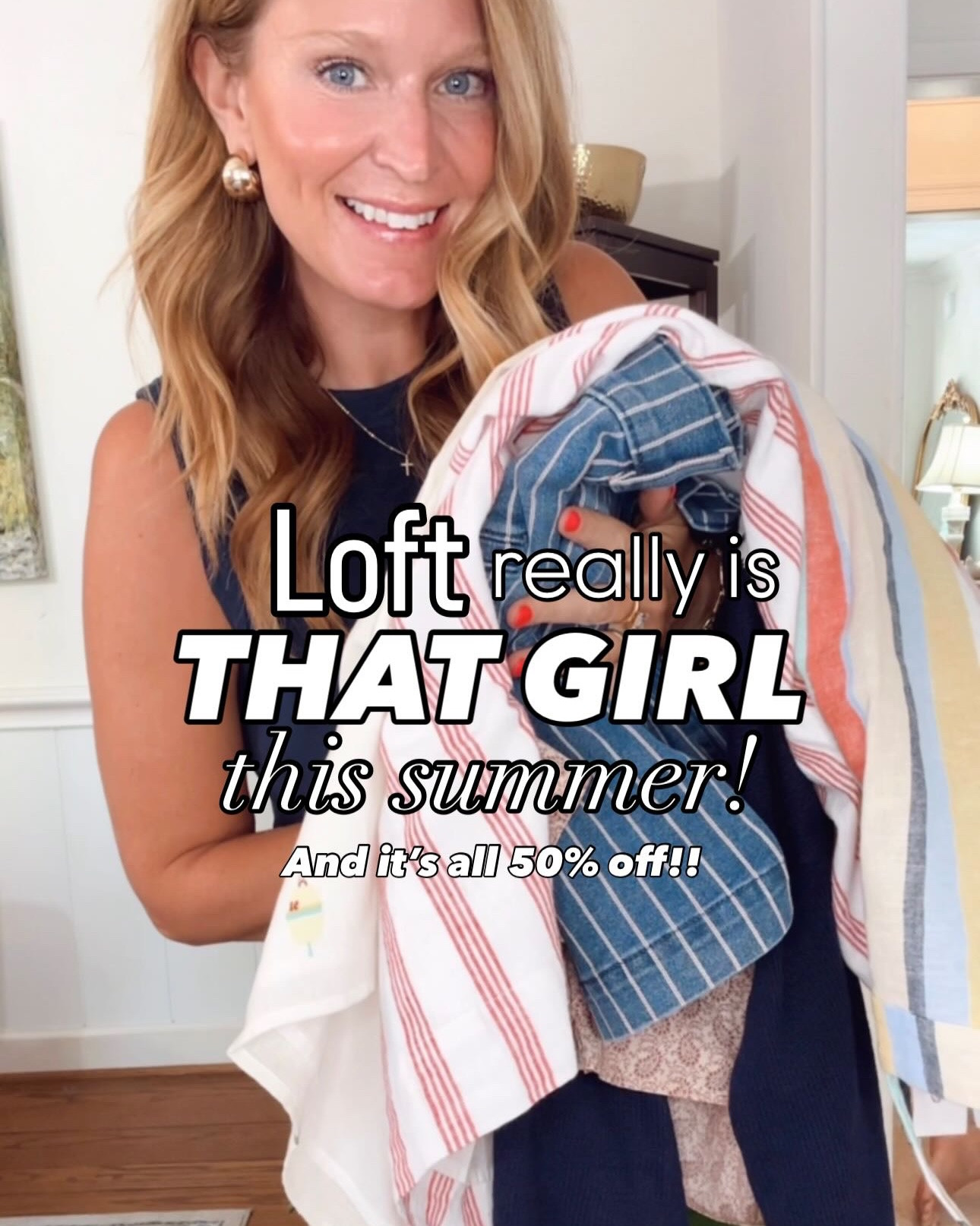 DO NOT MISS!! $39 dresses and 50% off everything else!! 

Summer Loft is my favorite Loft!! The colors, the styles, and the sales!! In size M in everything! Size 6 in the shorts and skort.

#loft #loveloft #summerstyles #summeroutfits #affordablestyle