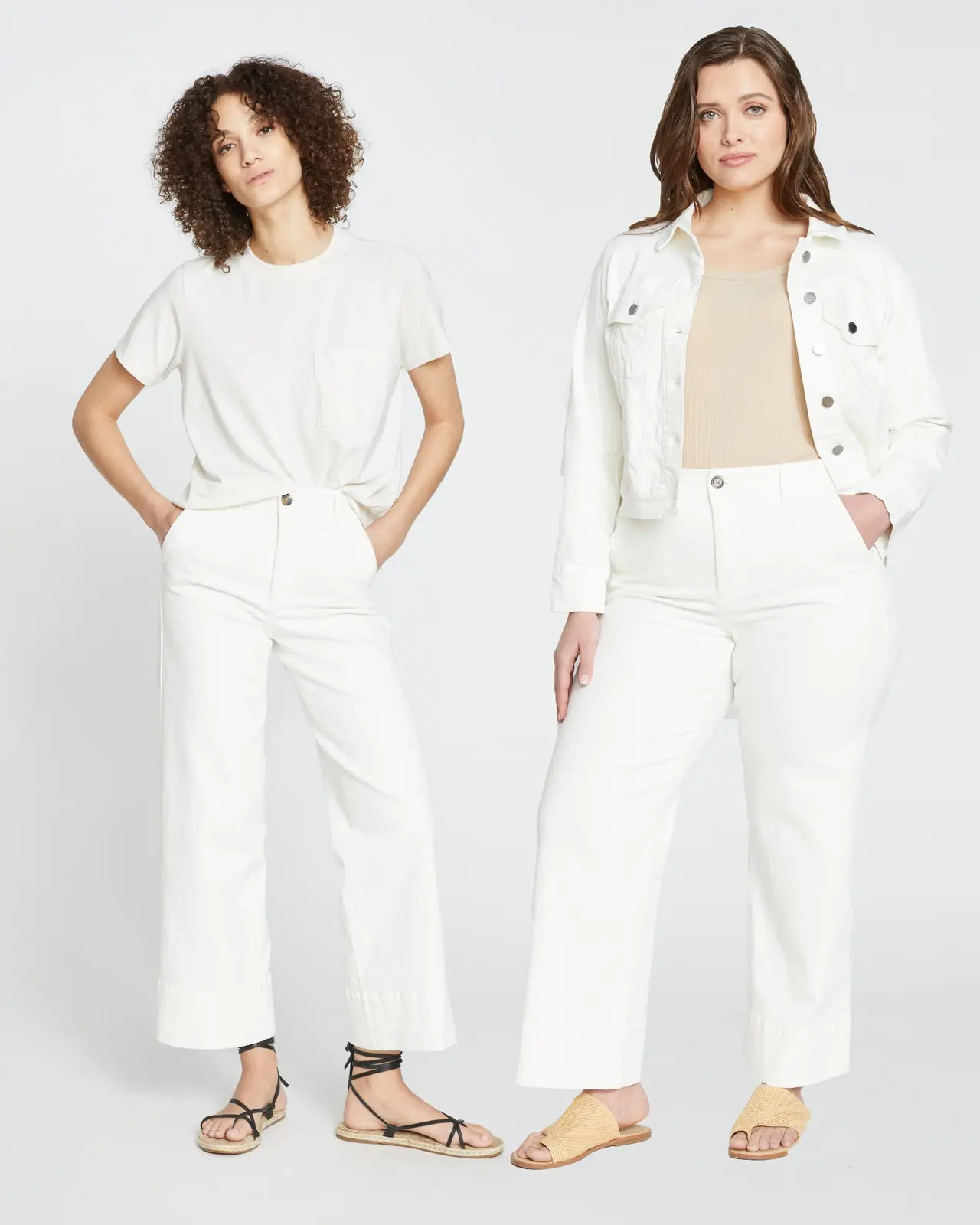 Carol High Rise Jeans - White | Universal Standard
