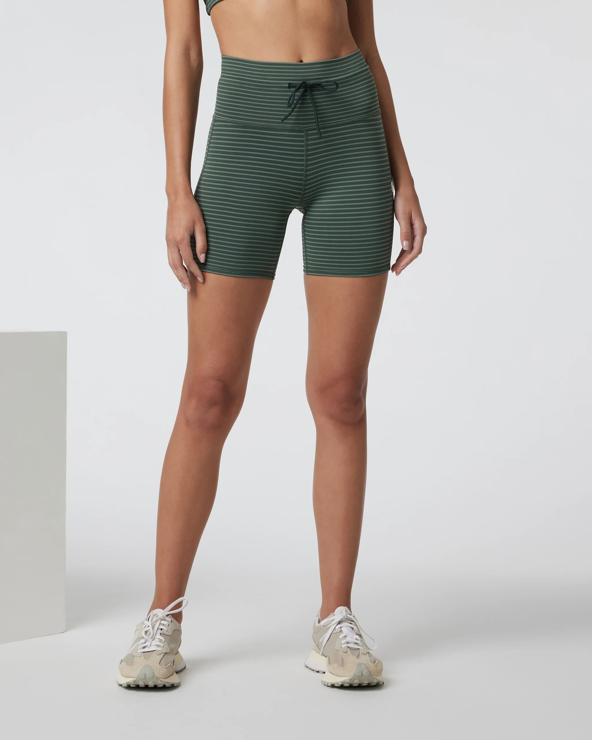 Stripe Daily Short | Aspen Stripe Biker Shorts | Vuori | Vuori Clothing (US & Canada)