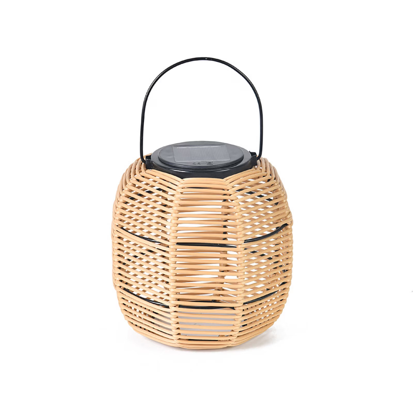 Rattan Hand-Woven Hanging Light Fixture | Bamboo Pendant Solar Lantern | Outdoor Indoor Patio Yar... | Walmart (US)