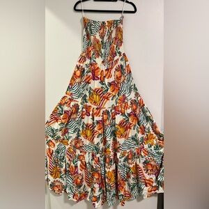 Anthropologie Abel the Label strapless maxi dress | Poshmark