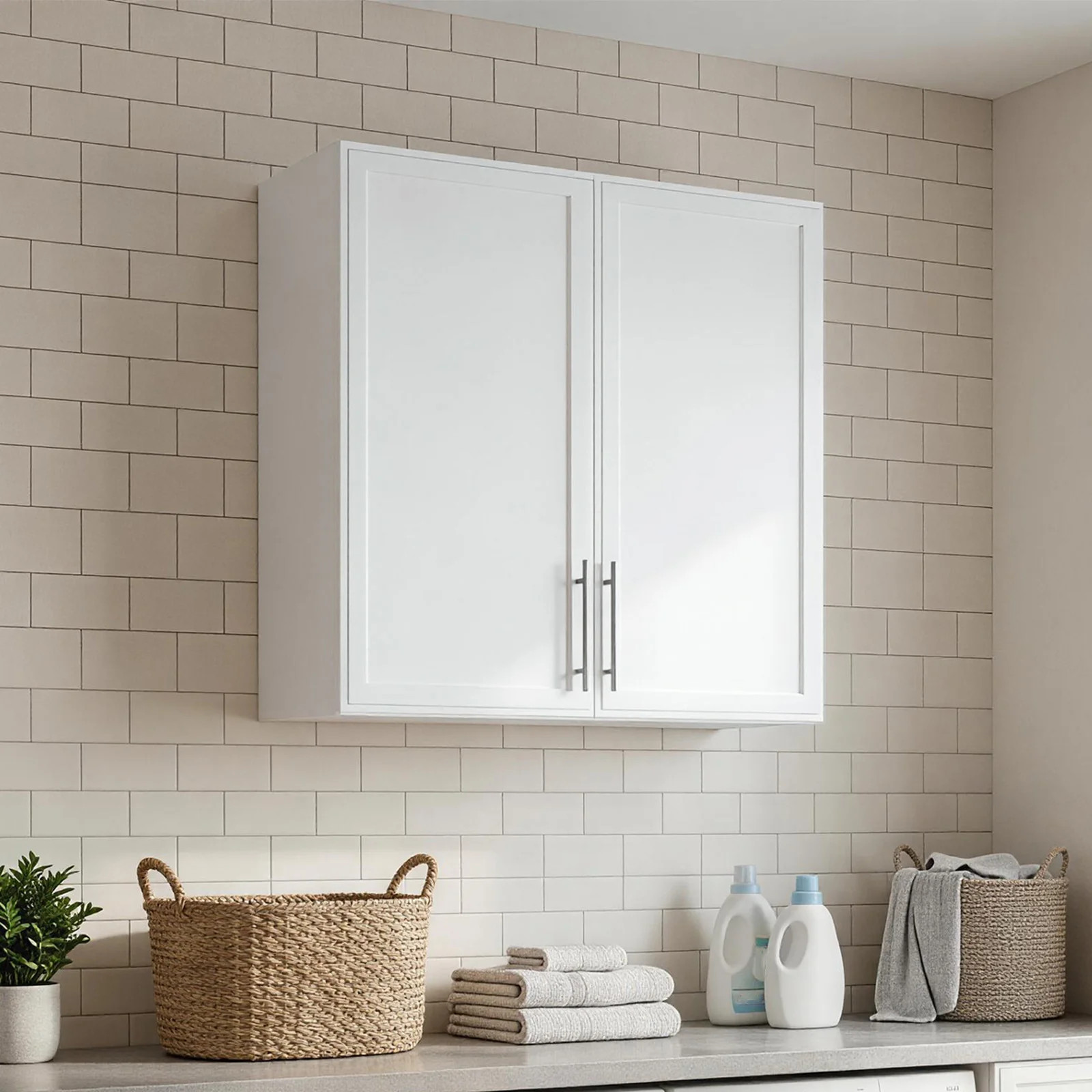 Polihome 29.5"W Laundry Room Wall Cabinet Set of 2 - Wayfair Canada | Wayfair North America