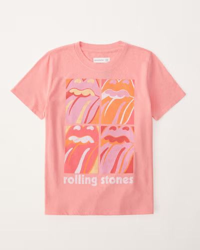 oversized rolling stones graphic tee | Abercrombie & Fitch (US)