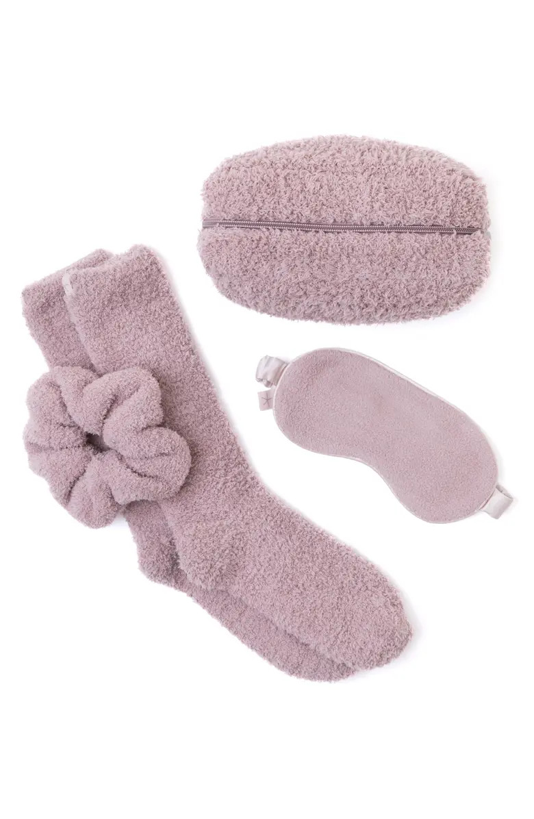 CozyChic™ Eye Mask, Socks & Scrunchie Travel Set | Nordstrom