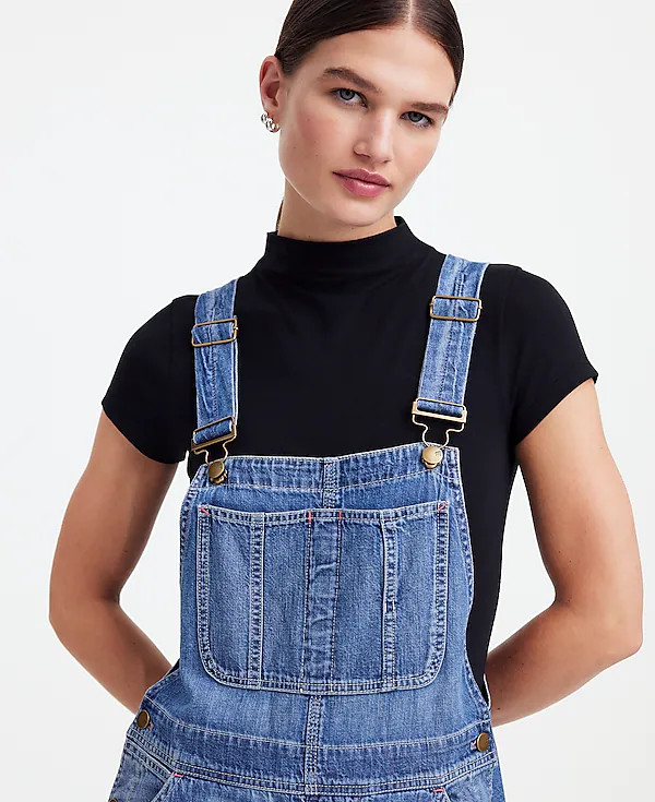 Alexa Chung for Madewell Denim Overalls in Hockley Wash | Madewell | Madewell