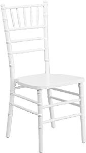 Flash Furniture HERCULES Series White Wood Chiavari Chair | Amazon (US)