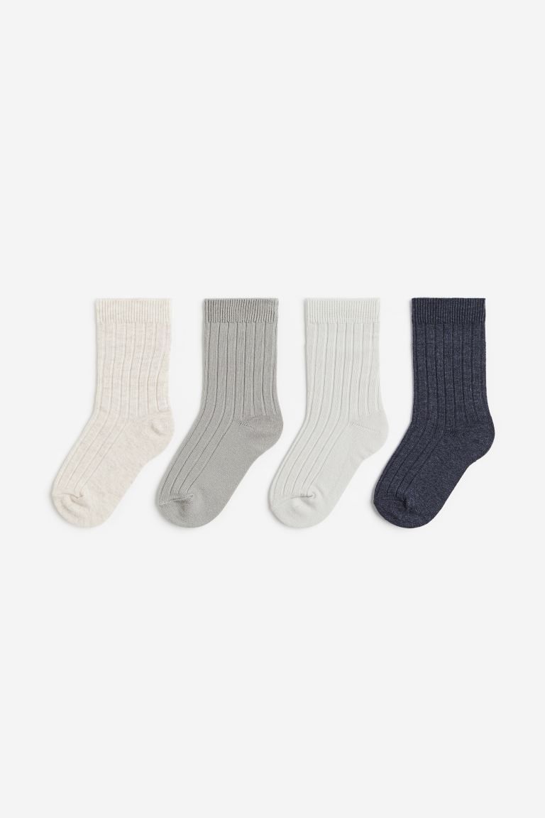 4-pack socks | H&M (UK, MY, IN, SG, PH, TW, HK)