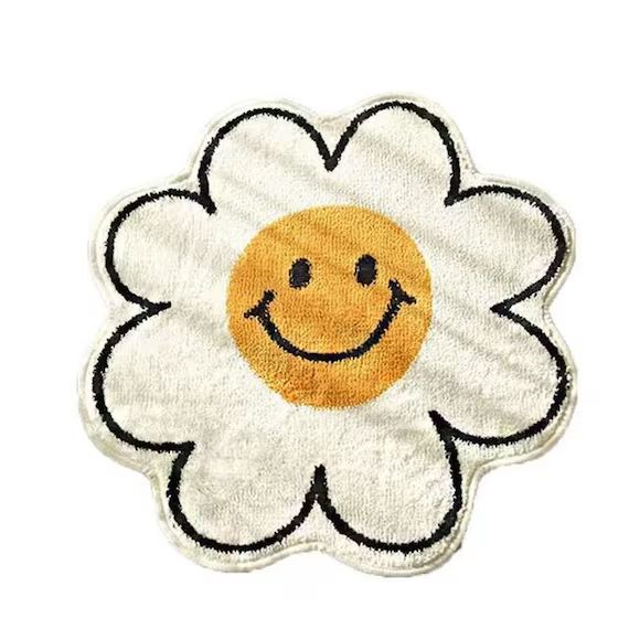 Smiley flower carpet, Decorative carpet | Etsy (CAD)