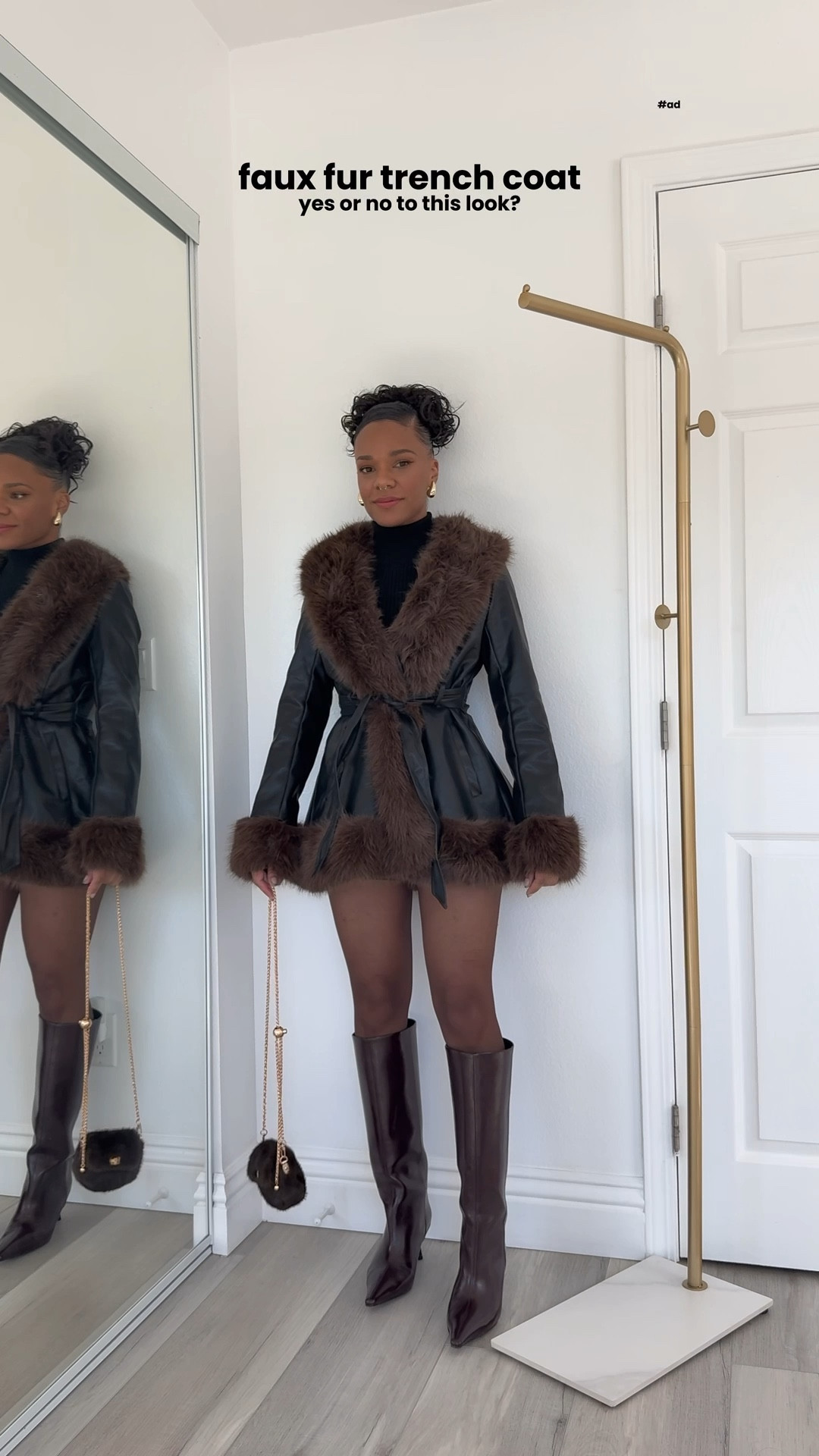 Faux fur trench coat

#LTKgrwm #LTKootd #LTKHoliday