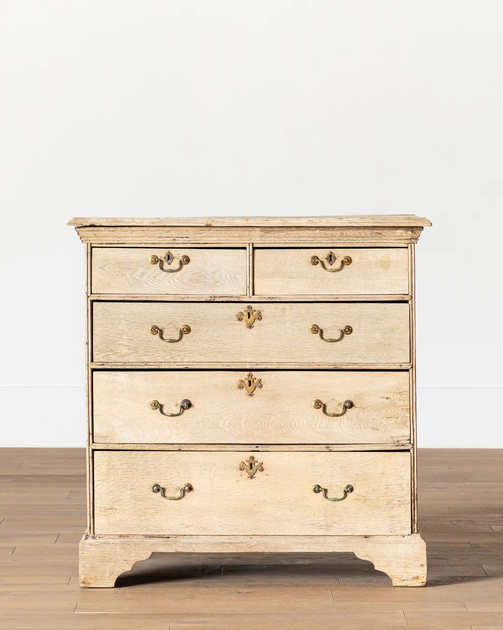 Vintage Bleached Oak Chest of Drawers | McGee & Co.