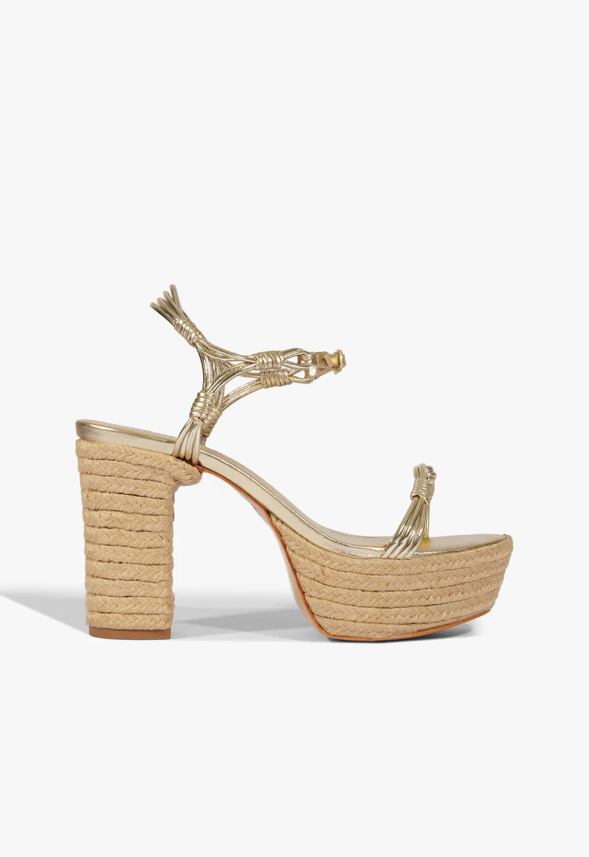 Nara Gold High Platform Sandal | Schutz (US)