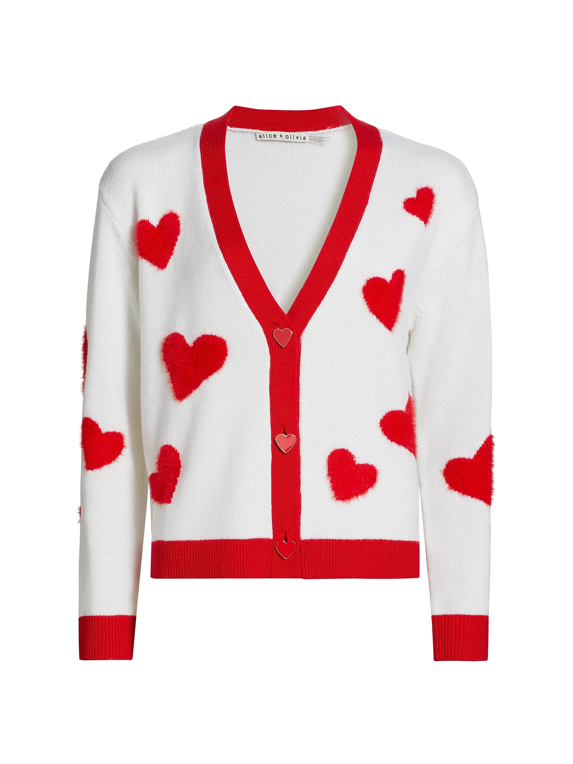Bradley Heart Embroidered Cardigan | Saks Fifth Avenue
