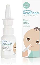 NoseFrida Saline Spray by Frida Baby Saline Nasal Spray To Soften Nasal Passages For Use Before N... | Amazon (US)