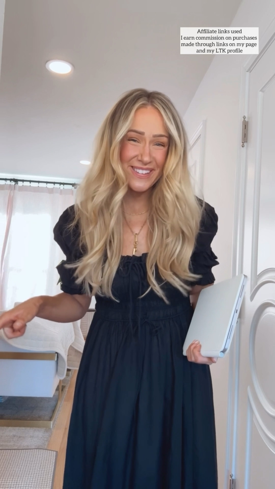 Work from home outfit

Doen dress
Black midi dress
Spring dress
Flowy dress
House dress 