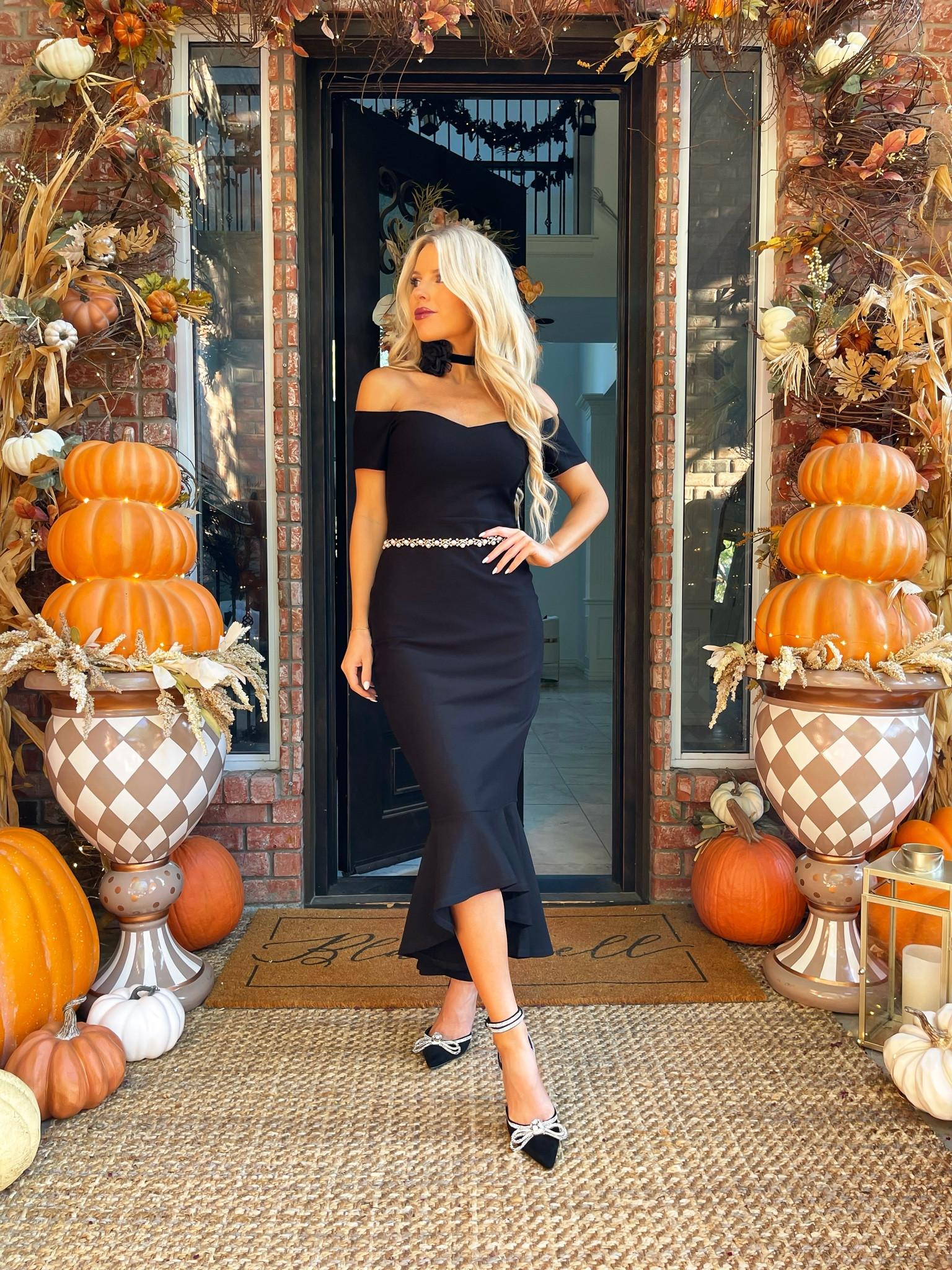 semi formal boho dresses HT 360 Collective -Asymmetrical Ruffle Dress