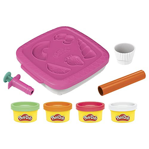Play-Doh Create ‘n Go Cupcakes Playset, Set with Storage Container, Arts and Crafts Activities, Kids Toys for 3 Year Olds and Up | Amazon (US)