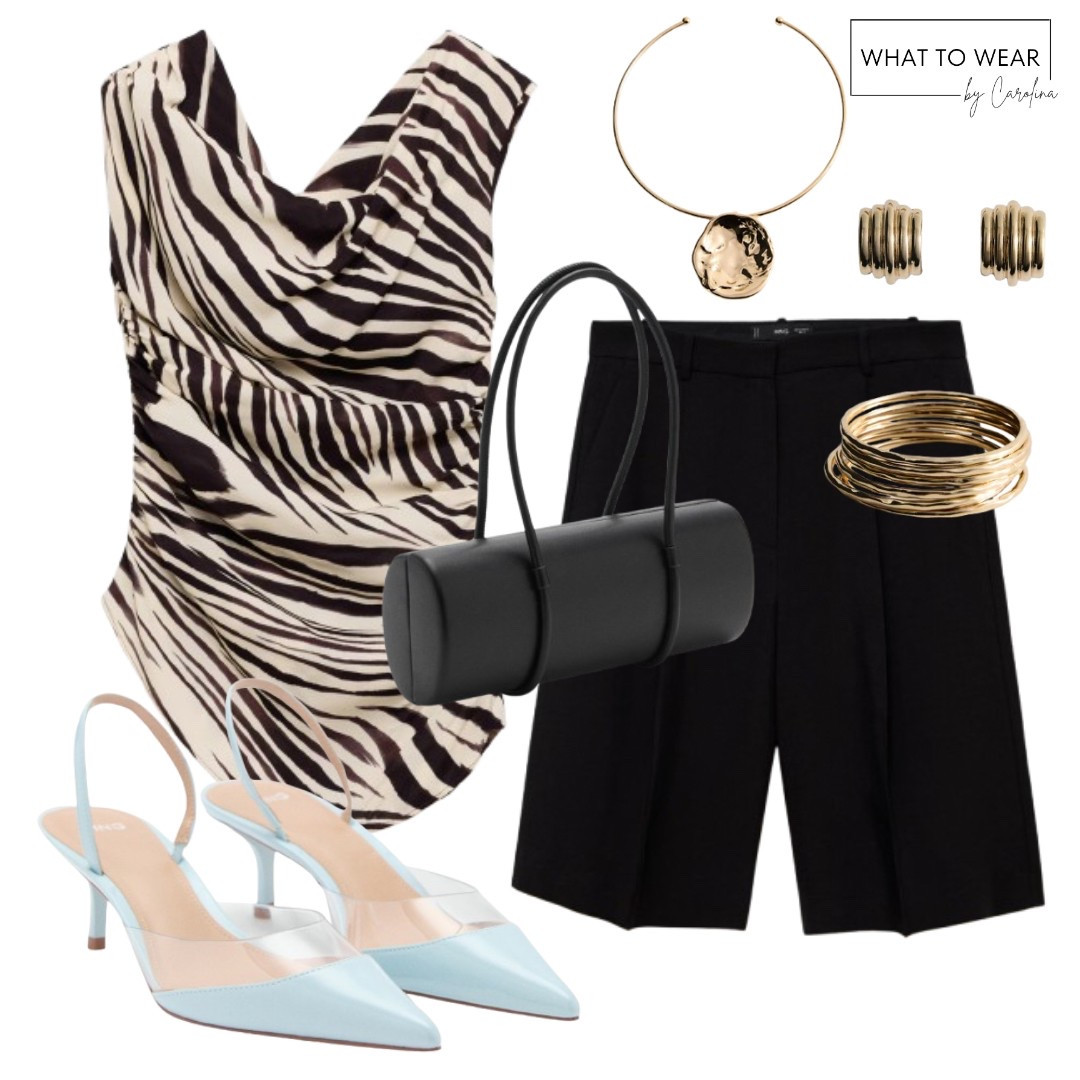 Zebra print top and bermuda shorts @mango
#mangooutfit #mangowomen #zebraprint

#LTKStyleTip #LTKFindsUnder100 #LTKFindsUnder50