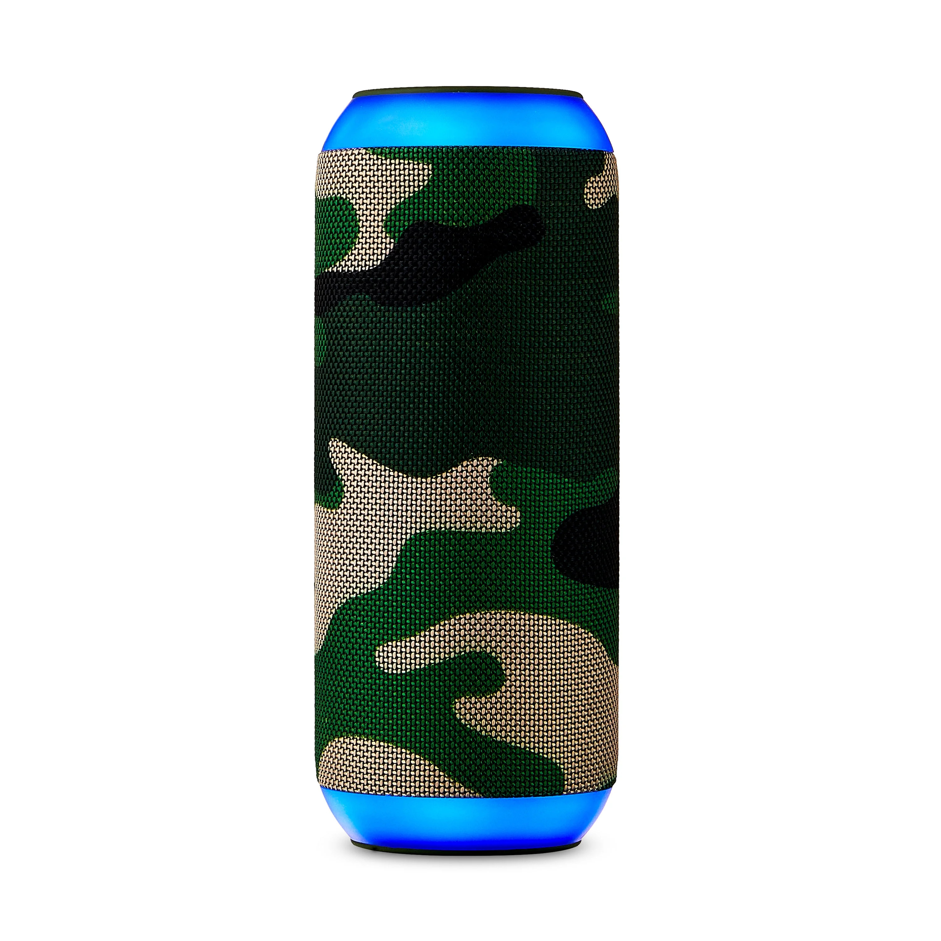 onn. Large Rugged Speaker with LED Lighting, Camo | Walmart (US)