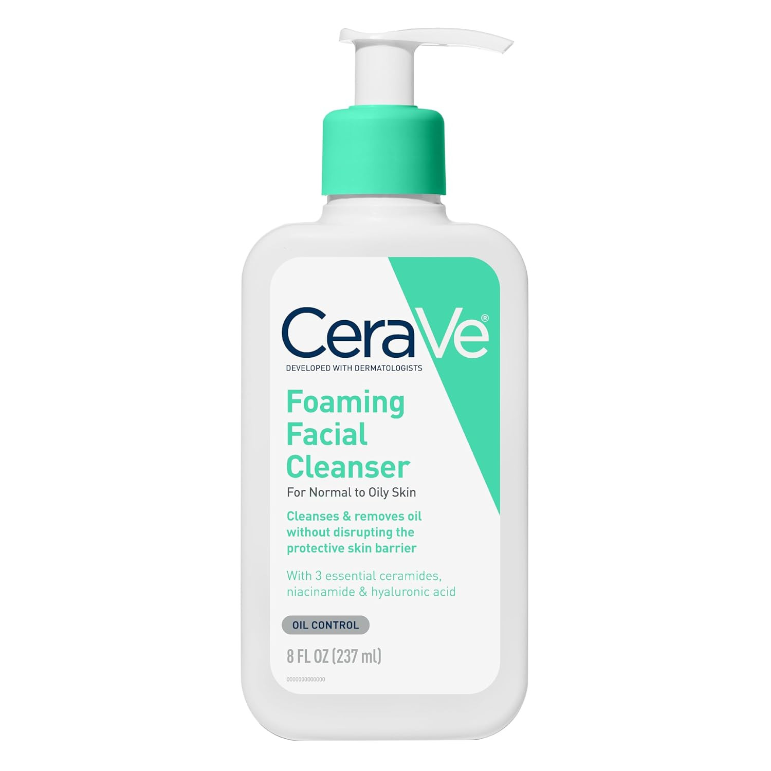 CeraVe Foaming Facial Cleanser, Daily Face Wash for Oily Skin, Hyaluronic Acid + Ceramides + Niac... | Amazon (US)