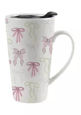 Modern. Southern. Home. Pretty Pink Bows Travel Mug | Belk