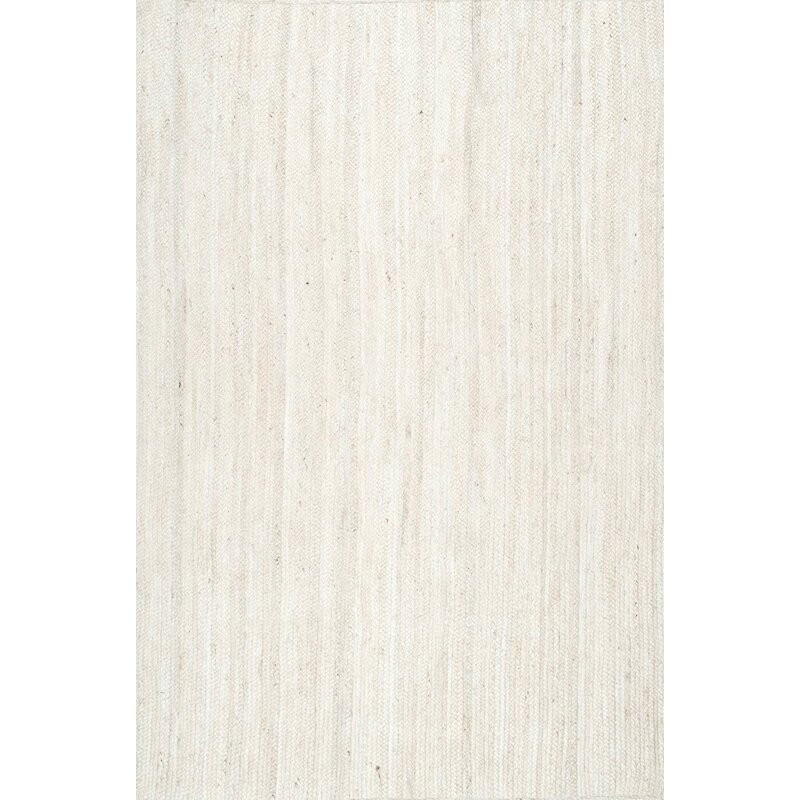 Cruise Handmade Braided Jute/Sisal Area Rug in Off White/ Cream Beige | Wayfair North America