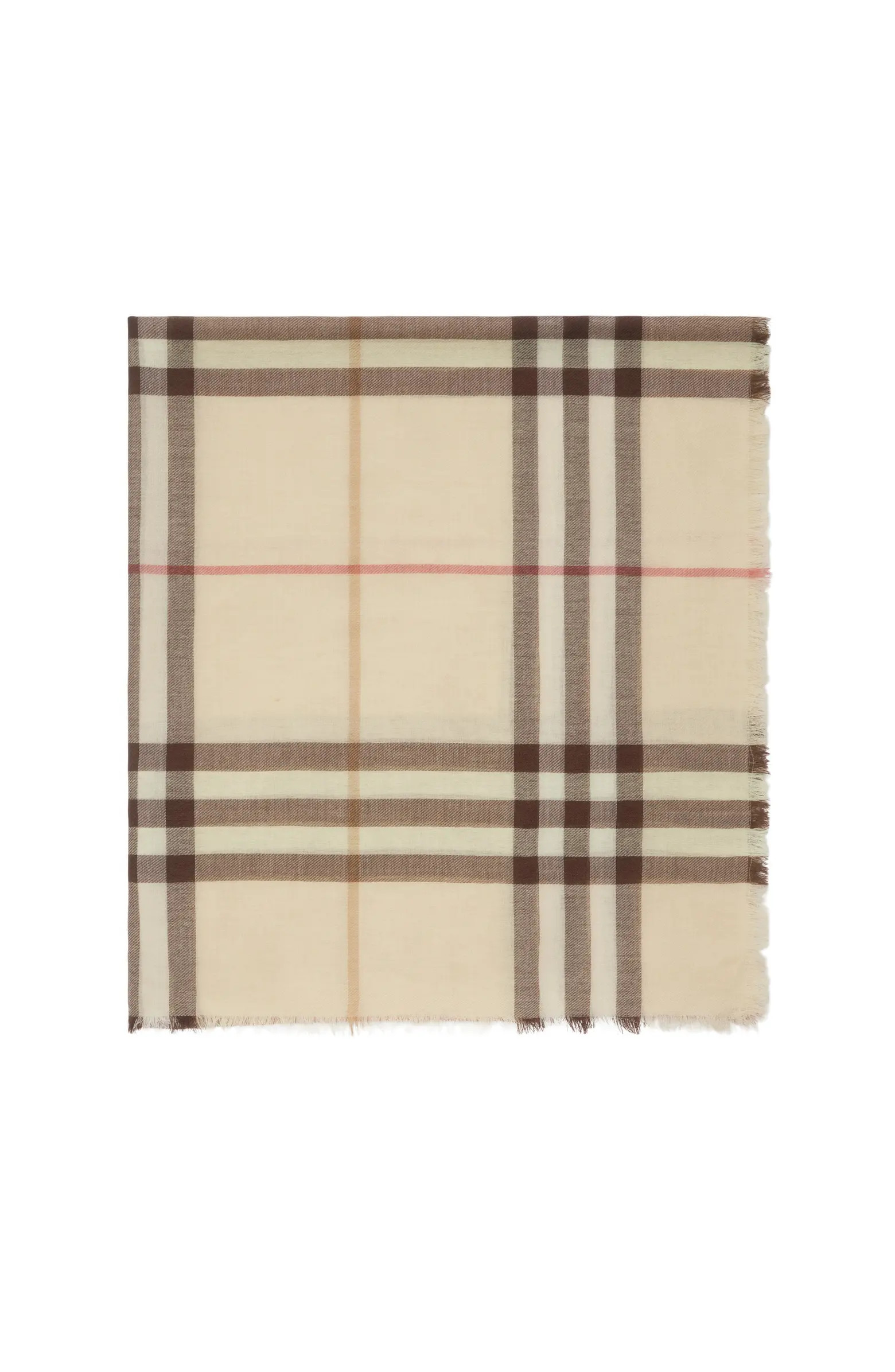 Burberry Wide Check Wool Scarf | Nordstrom | Nordstrom