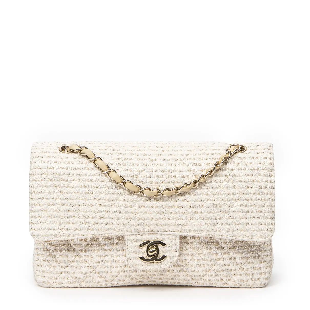 Chanel Handtaschen aus Baumwolle - Weiß - 41658334 | Vestiaire Collective (Global)
