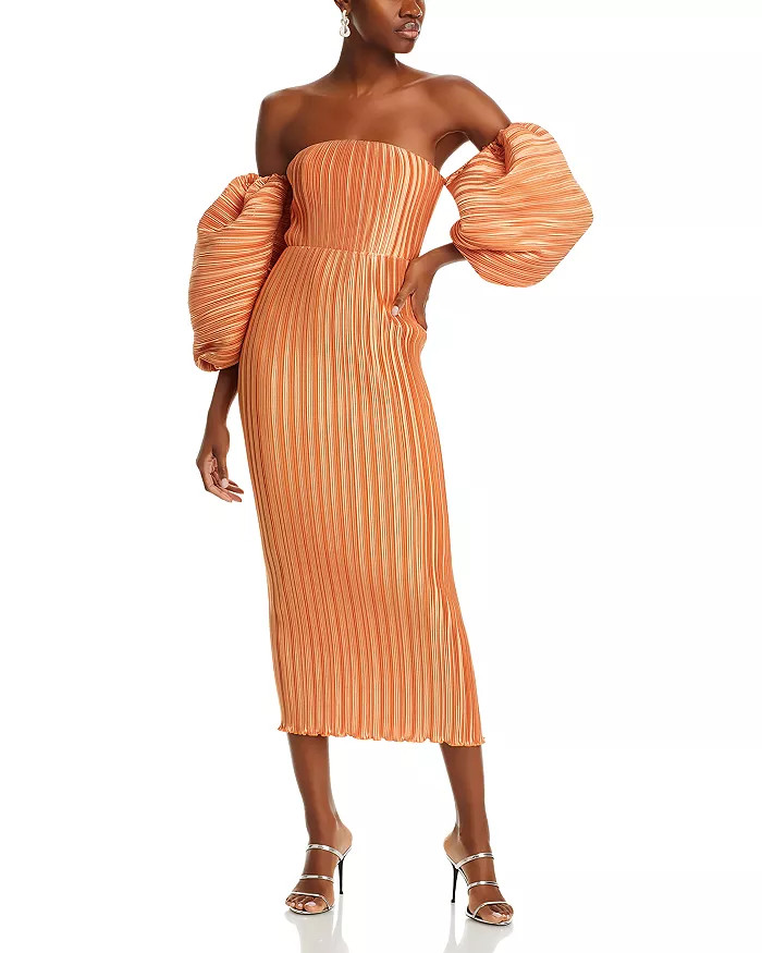 Sirene Pleated Gown | Bloomingdale's (US)