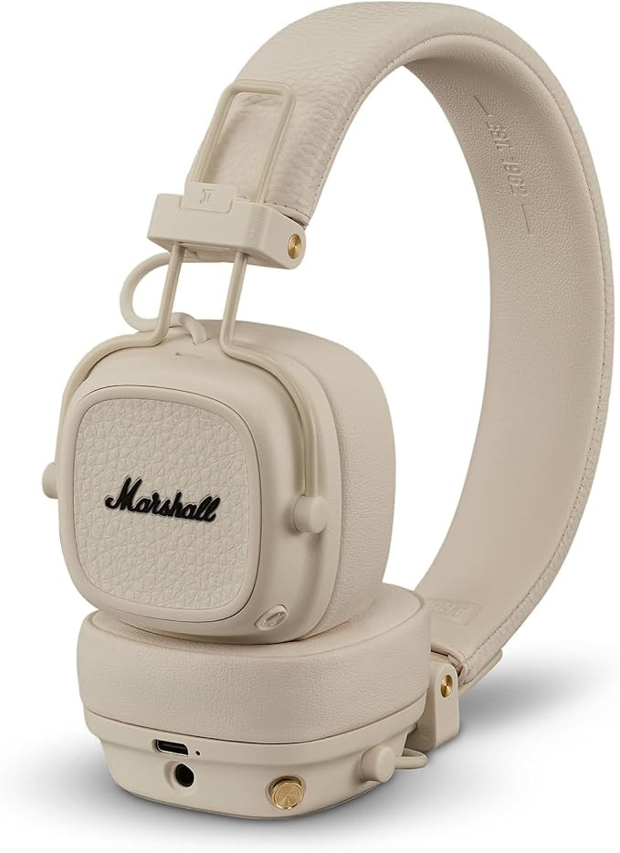 Marshall Major V On-Ear Bluetooth Headphone, Cream | Amazon (US)